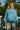 Light Blue 'Mama' Mock Neck Sweatshirt