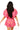 Sample Pink Beaded Fruit Ruffle Top & Short Set