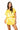 Sample Yellow Full Sequin Active Tee & Skort Set
