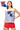 Licensed LA Tech Mascot Striped Knit Tank