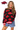 Licensed Arkansas Knit In Rhinestone Sport Stripe Sweater