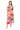 Pink Gingham Multi Flower Button Up Cotton Midi Dress