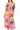 Pink Gingham Multi Flower Button Up Cotton Midi Dress