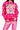 Hot Pink & White Polka Dot Mahjong Tile Sweater