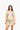 Tan Striped Multi Paillette Bikini Tunic