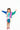 Kids Multi Colorblock Stripe QOS Sparkle Short