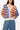 Licensed Florida Gingham Sequin Beaded Words Cardigan