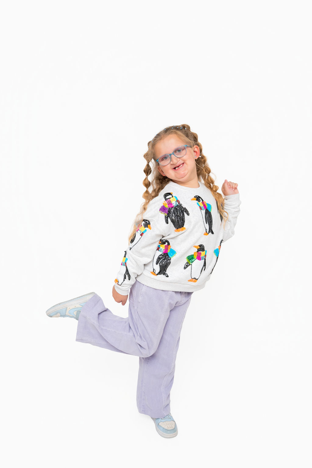 Sample Kids Grey Penguin Sweatshirt