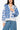 Licensed Kentucky Gingham Sequin Beaded Words Cardigan