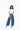 Denim Rhinestone Barrel Jeans