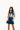 Licensed Kentucky Scattered Jewel Denim Sequin Mascot Tank Dress
