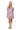 Licensed LSU Striped Scattered Mascot Bubble Sleeve Cotton Dress