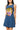 Licensed LSU Scattered Jewel Denim Sequin Mascot Tank Dress