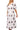 Licensed South Carolina White Cotton Scattered Mascot Midi Button Up Dress
