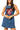 Licensed Ole Miss Scattered Jewel Denim Sequin Mascot Tank Dress