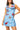 Licensed Ole Miss Licensed Striped Sparkle Gameday Icon Cotton Collar Tank Dress