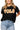 Licensed Tennessee Black Patterned Letters Tee