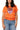 Licensed Clemson Mascot Scattered Jewel Feather Short Sleeve Sweater