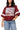Licensed Miss State Oversized Gingham Jersey Tee