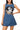 Licensed FSU Scattered Jewel Denim Sequin Mascot Tank Dress