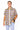 Licensed Men's White, Purple, & Gold Zig Zag Tiger Button Up