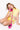 Kids Neon Yellow Diagonal Multi Stripe Henley Tank