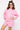 Kids Hot Pink Queen Card Logo Sweatshirt