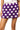 Sample Purple & White Polka Dot Knit Skirt