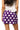 Sample Purple & White Polka Dot Knit Skirt