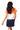 Licensed Sample Auburn Colorblock Mascot Collar Short Sleeve Dress
