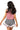 Licensed Sample UGA Gingham Tie Script Trim Collar Tank & Short Set