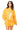 Sample Light Orange Scattered Jewel QOS Card Logo Mock Neck Sweatshirt & Short Set