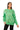 Sample Green Football Player Knit Sweater