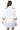 Licensed Sample UNC Mascot Pocket Jersey Stripe Button Up Dress