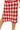 Sample Red & Tan Rhinestone Argyle Knit Midi Skirt