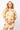 Yellow & White Stripe Multi Puffer Button Up Top
