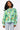 Green Multi Sequin Fish In Underwater Leaves Sweatshirt
