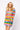 Rainbow Stripe Paillette Long Sleeve Knit Dress