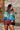 Royal Blue Multi Chili Pepper Cardigan