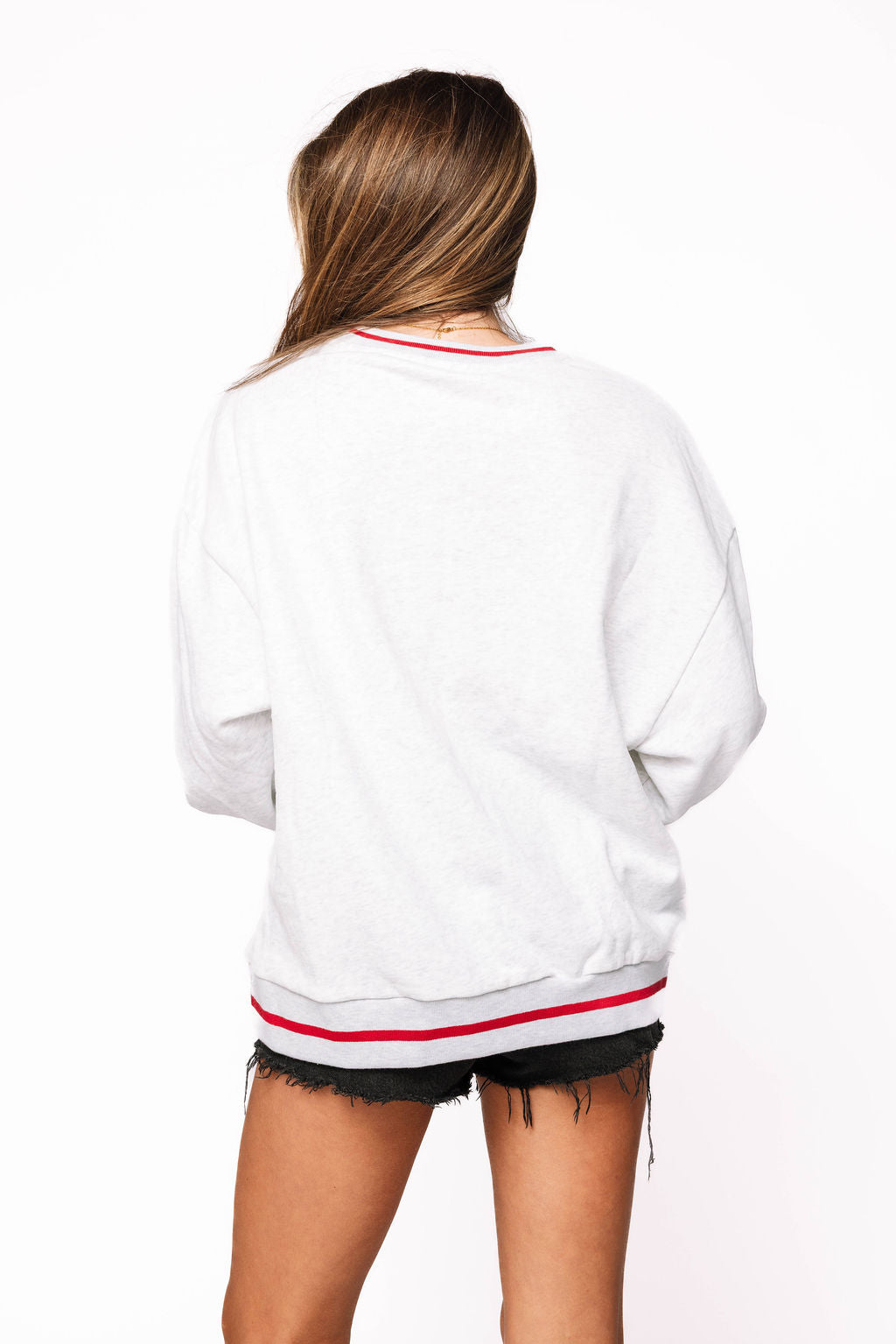 Licensed Sample - Oklahoma Plaid Letter Sweatshirt