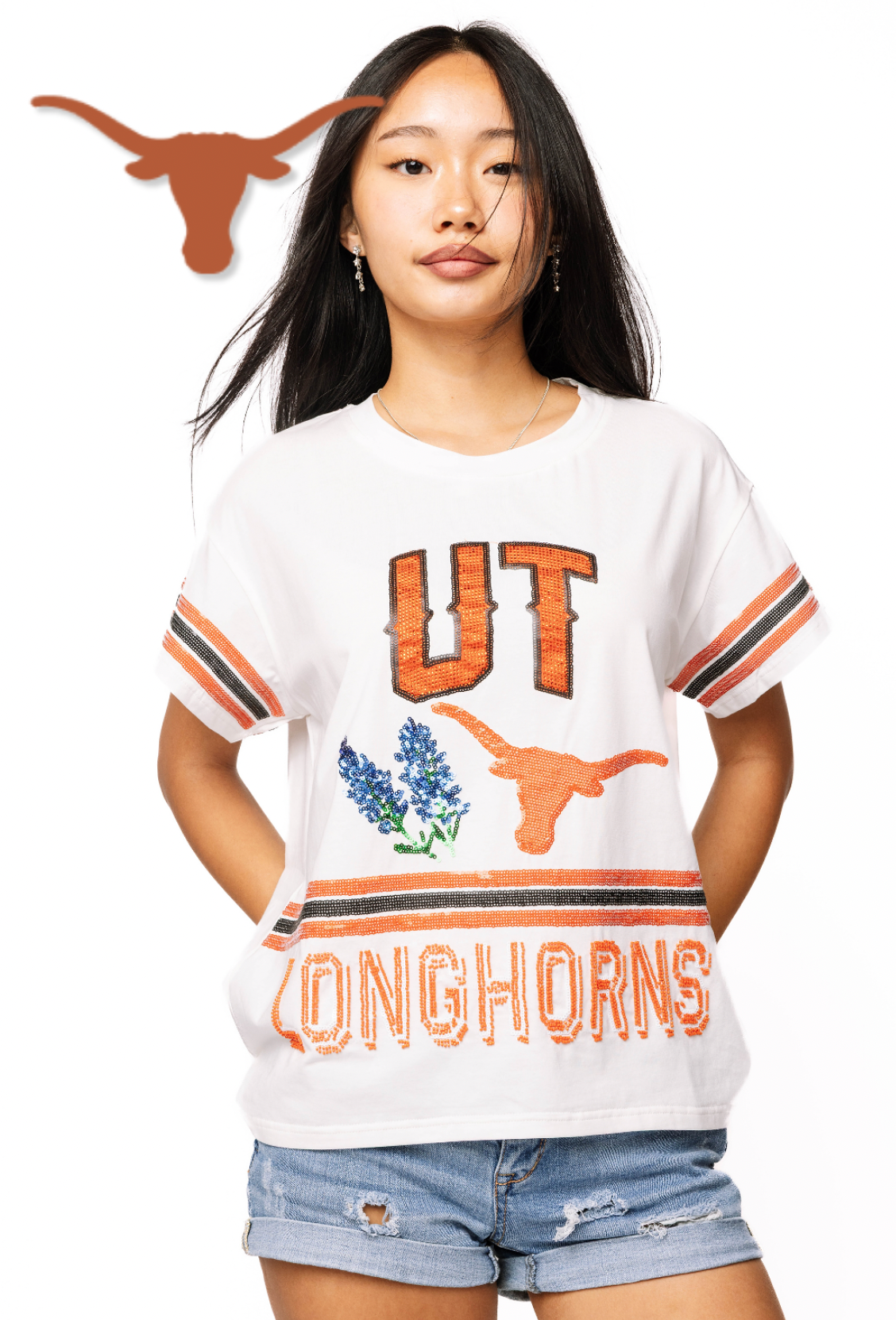 Licensed Sample - Texas Flower Mascot Tee