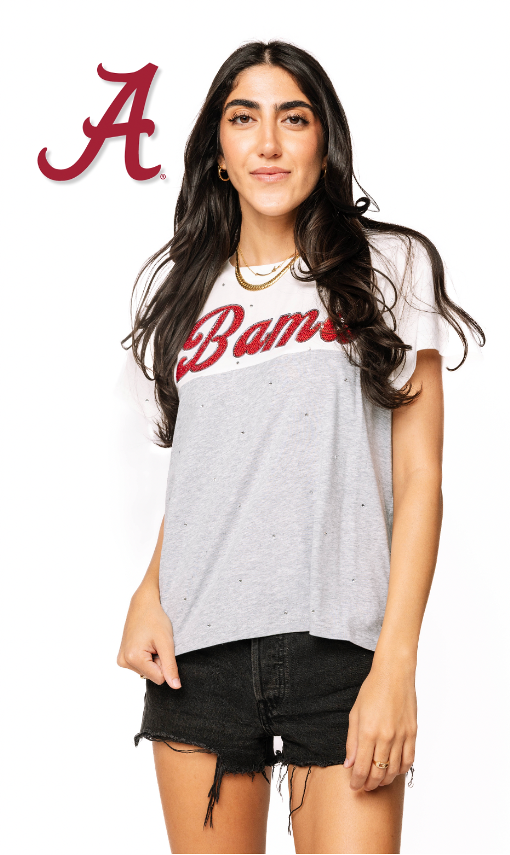 Licensed Sample - Alabama Pastel Two Tone Tee