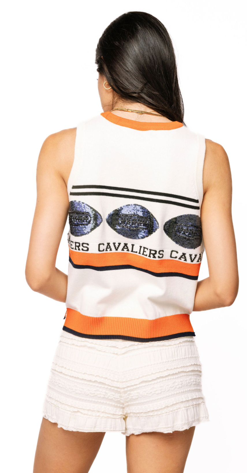 Licensed Sample - Virginia Vintage Football Stripes Tank