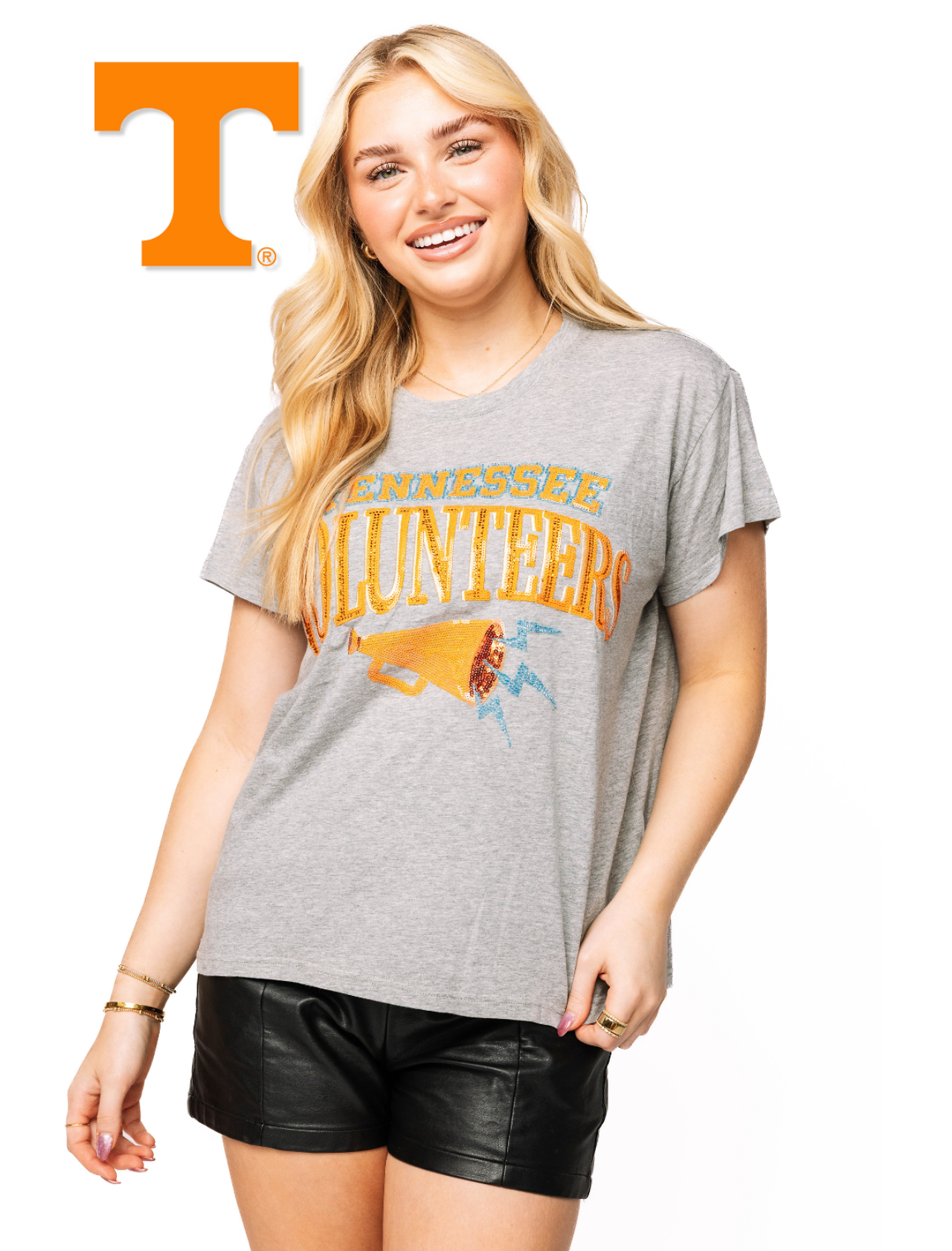Licensed Sample - Tennessee Megaphone and Icons Tee