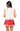 Licensed Sample - White & Crimson Pearl 'A' V Neck Sweater Vest