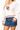 Licensed Oklahoma V Neck Striped Cuff LS Sweater With Small Mascot