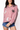 Licensed Miss State Mini Icon Striped Button Down Long Sleeve Top