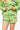 Green Striped Multi Fish Short