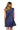 Sample Navy Tiger On Shoulder Button Up Collar Dress