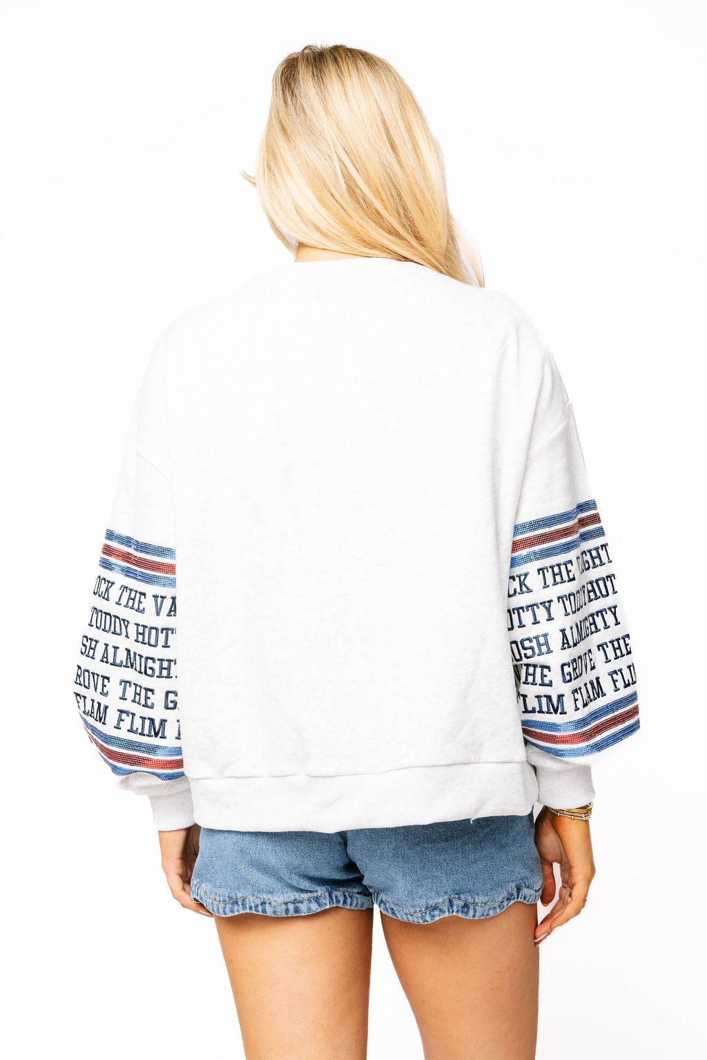 Licensed Sample - Ole Miss Flower Mascot Sweatshirt